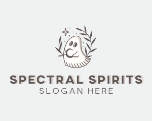 Spooky Ghost Spirit logo design