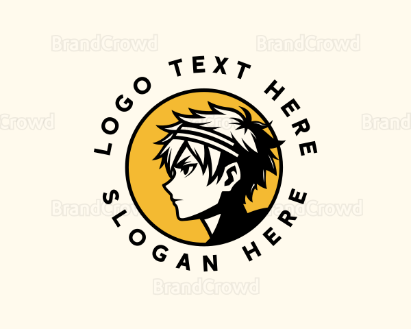 Boy Anime Cosplay Logo