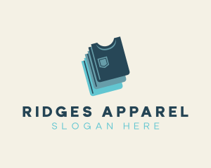 Folded Shirt Clothes logo design