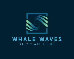 Square Wave Business logo design