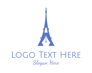 Eiffel Tower Travel Blogger Logo
