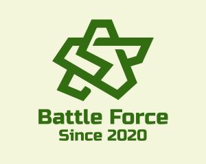 Army - Green Army Star logo design
