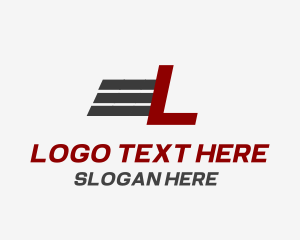 Race - Logistics Delivery Express logo design