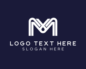 Company - Corporate Business Letter M logo design