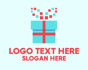 Present - Digital Gift Box logo design