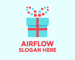 Digital Gift Box logo design