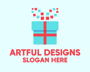 Digital Gift Box logo design