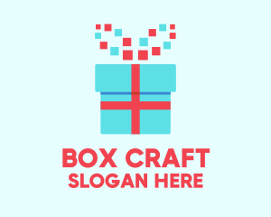 Box - Digital Gift Box logo design
