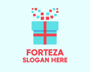 Digital Gift Box logo design