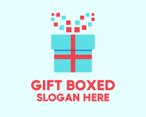 Present - Digital Gift Box logo design