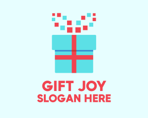 Giveaway - Digital Gift Box logo design