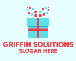 Digital Gift Box logo design