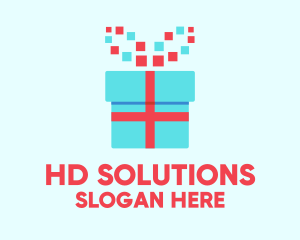 Digital Gift Box logo design