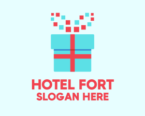 Digital Gift Box logo design