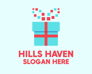 Digital Gift Box logo design