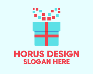 Digital Gift Box logo design