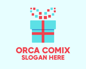 Digital Gift Box logo design