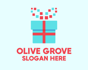 Digital Gift Box logo design