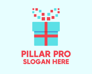 Digital Gift Box logo design