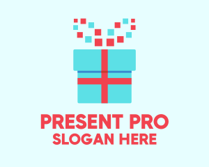 Gift - Digital Gift Box logo design