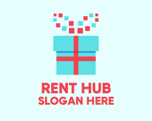 Digital Gift Box logo design