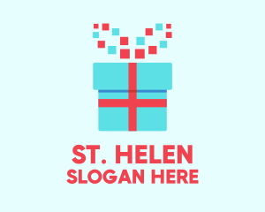 Digital Gift Box logo design