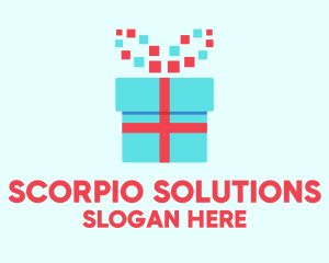 Digital Gift Box logo design