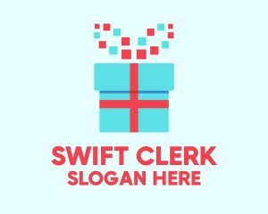 Digital Gift Box logo design