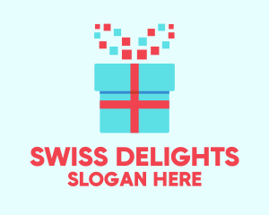 Digital Gift Box logo design