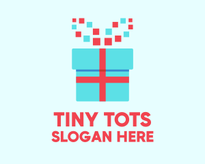 Digital Gift Box logo design