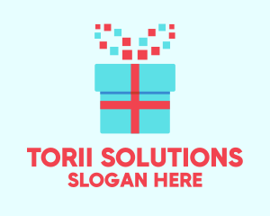 Digital Gift Box logo design