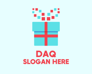 Ribbon - Digital Gift Box logo design