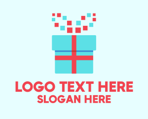Gift Shop - Digital Gift Box logo design