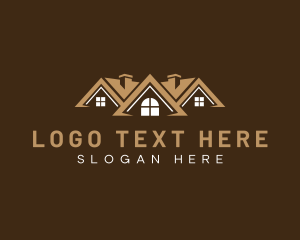 Tradesman - Residential House Roofing logo design