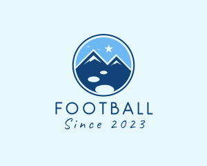 Scene - Natural Mountaineering Badge logo design
