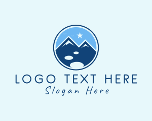 Natural Mountaineering Badge  Logo