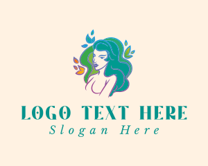 Natural Products - Woman Nature Beauty logo design