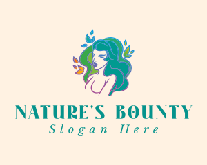 Woman Nature Beauty logo design