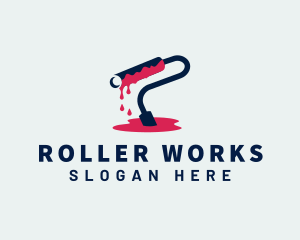 Roller - Paint Roller Hardware logo design