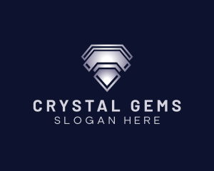 Crystal Diamond Boutique logo design