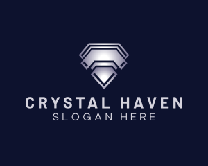 Crystal Diamond Boutique logo design