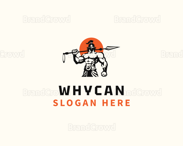 Spartan Warrior Gladiator Logo