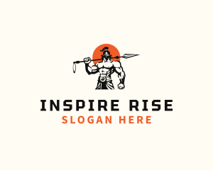 Empowerment - Spartan Warrior Gladiator logo design