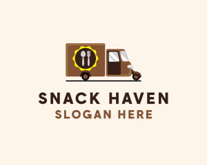 Food Truck Delivery logo design