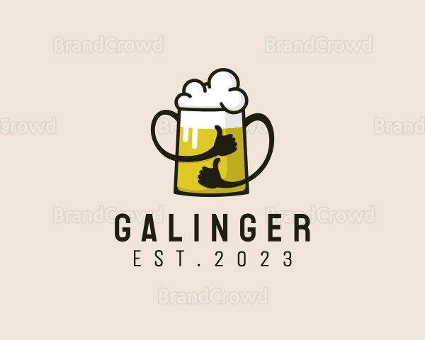 Beer Thumbs Up Logo