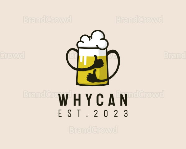 Beer Thumbs Up Logo