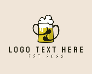 Possible - Beer Thumbs Up logo design