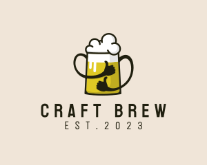 Beer Thumbs Up logo design