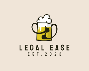 Draft Beer - Beer Thumbs Up logo design