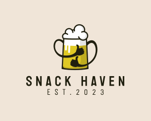 Beer Thumbs Up logo design